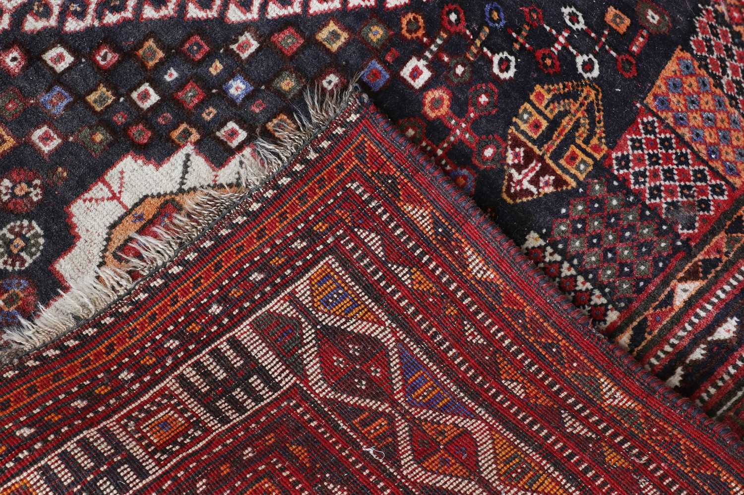 A Qashqai carpet, - Image 2 of 2