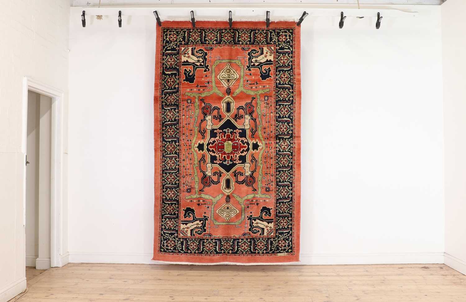 A Heriz rug