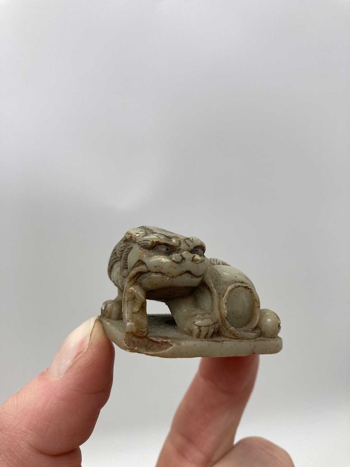 A Chinese soapstone carving, - Image 37 of 46