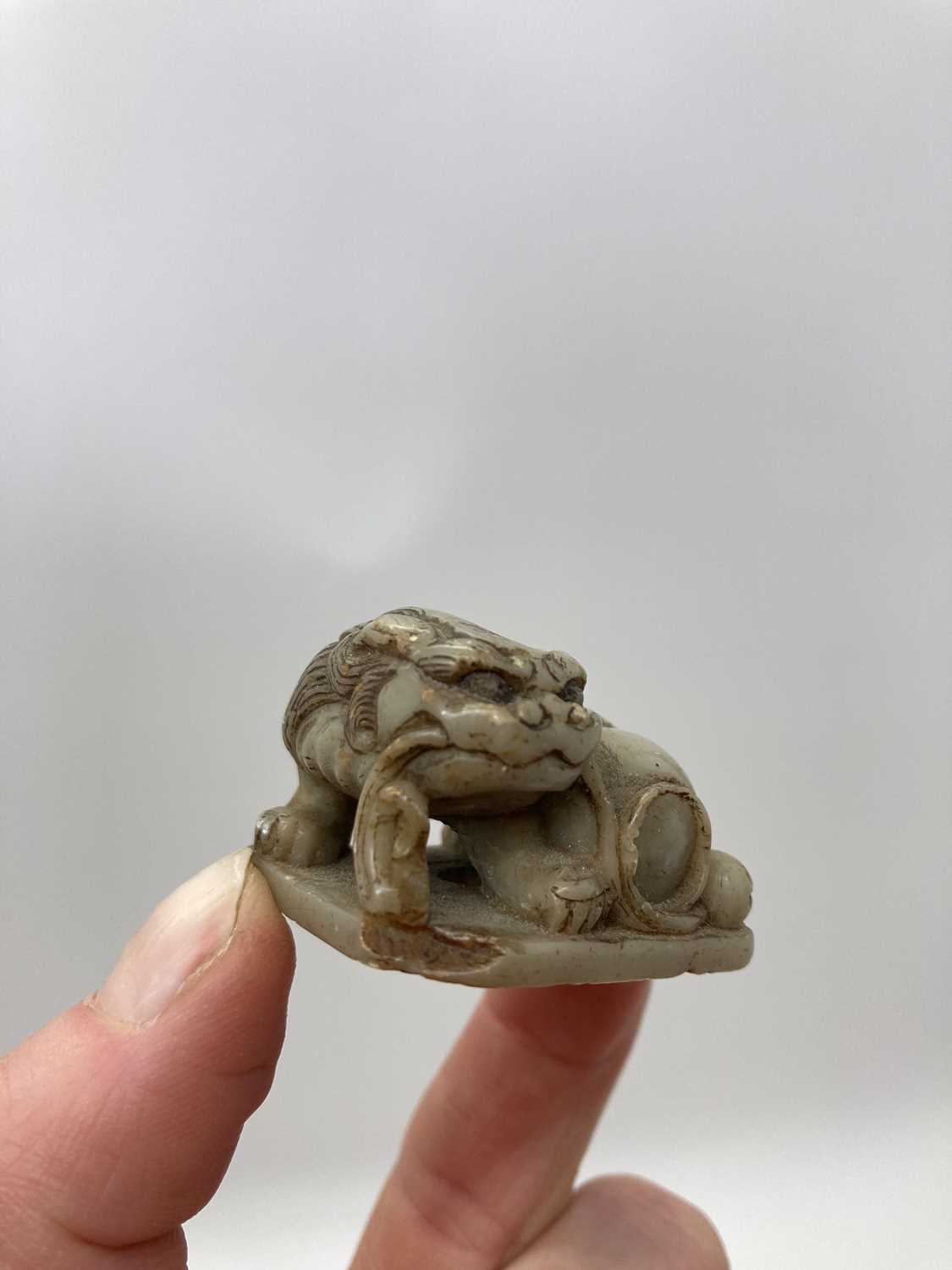 A Chinese soapstone carving, - Image 38 of 46