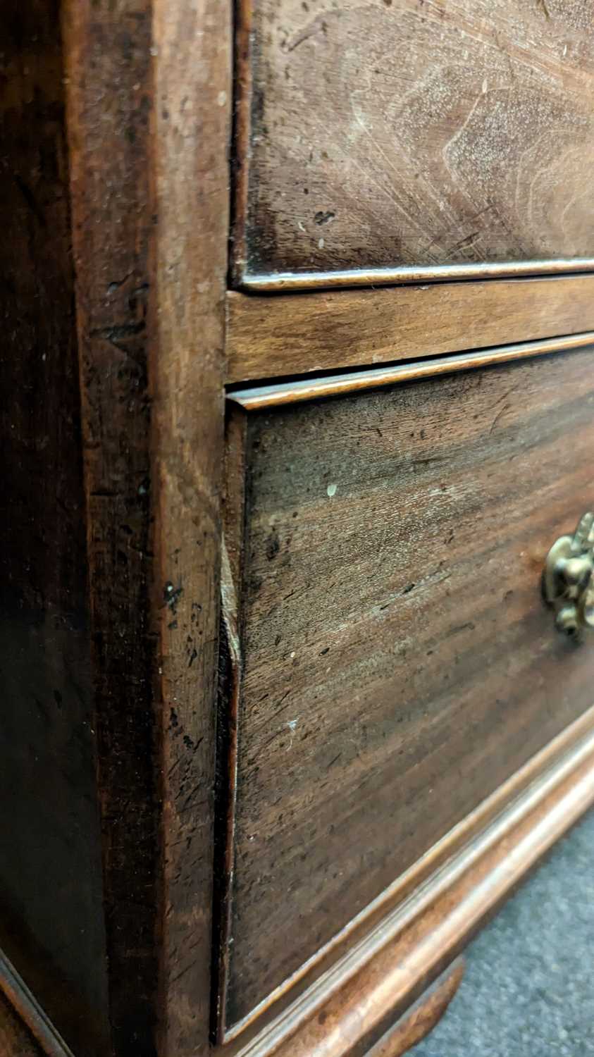 A George III mahogany chest on chest, - Image 10 of 34