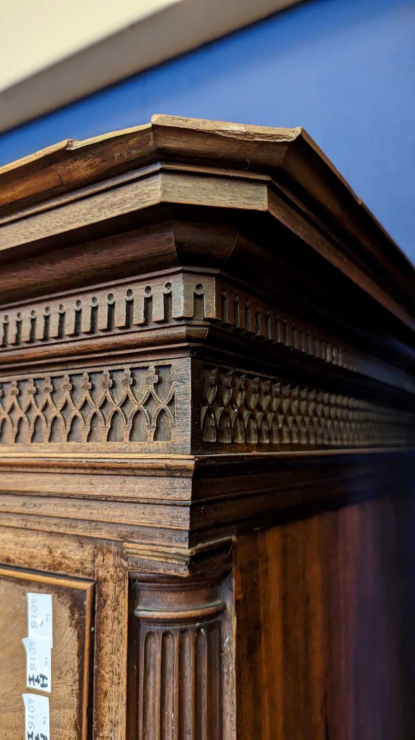 A George III mahogany chest on chest, - Image 3 of 34