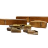 A collection of woodworking planes