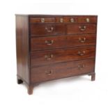 A George III chest of drawers