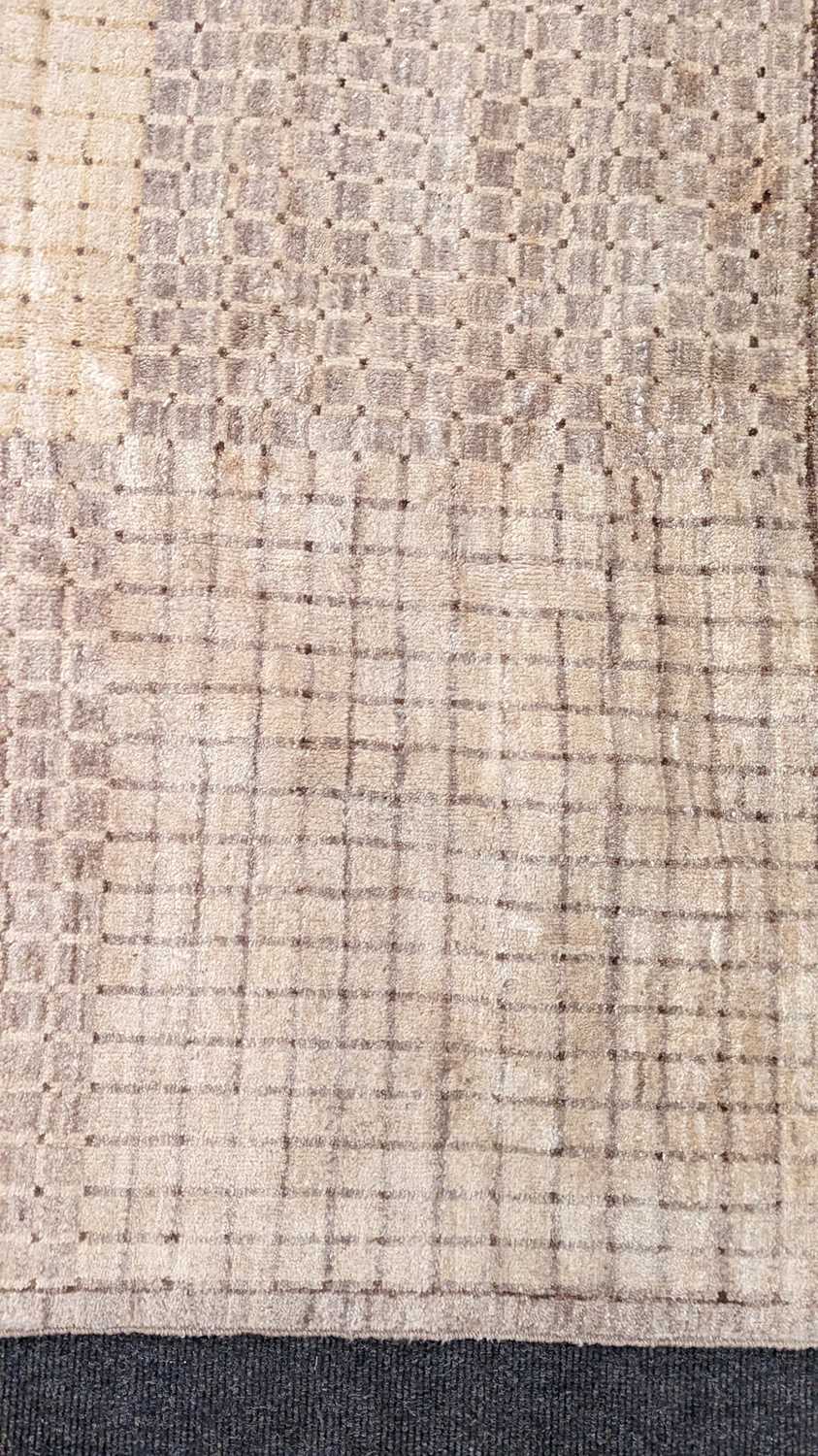 A modernist wool rug of square shape, - Image 7 of 19