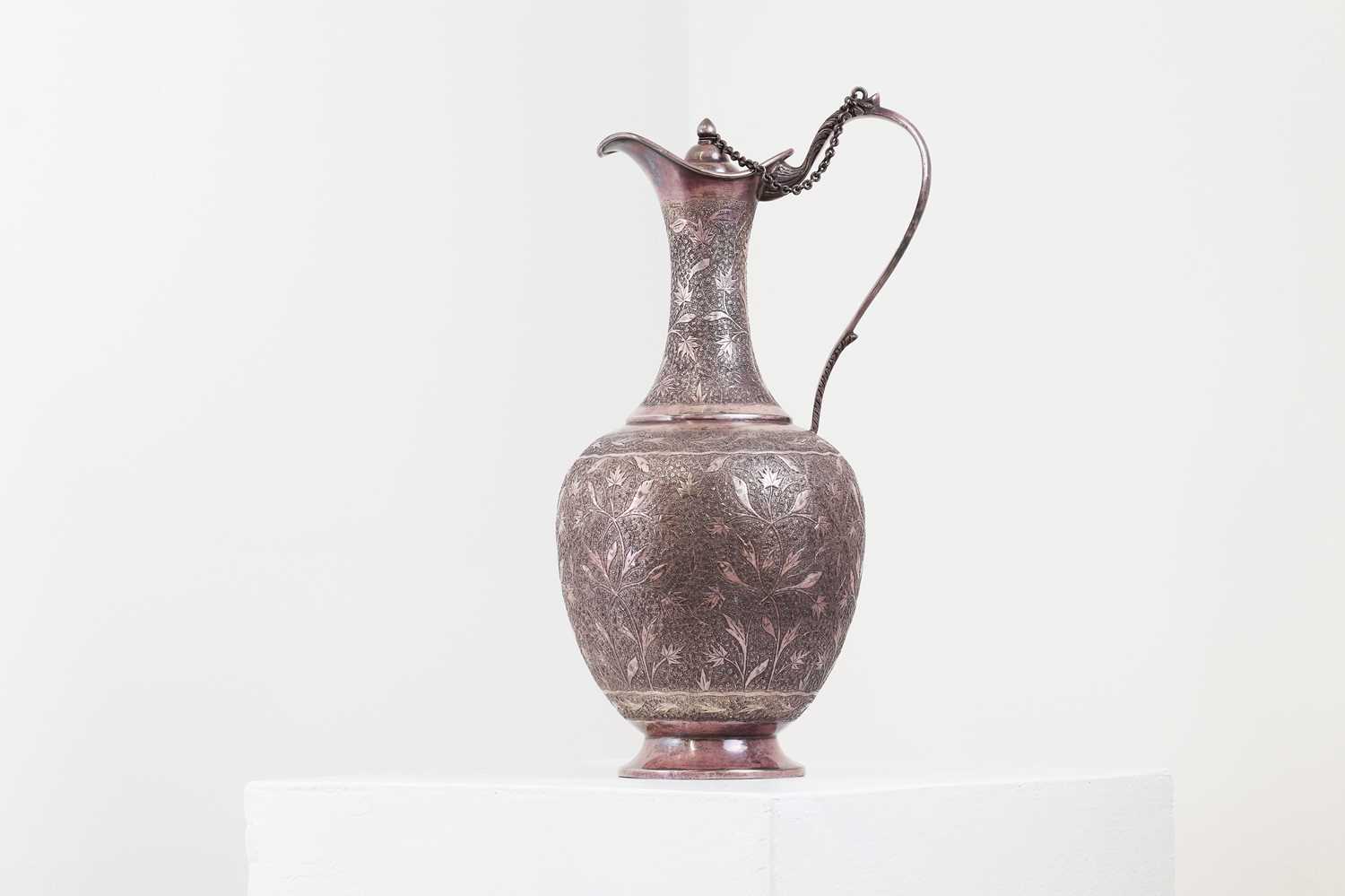 A silver ewer, - Image 3 of 11
