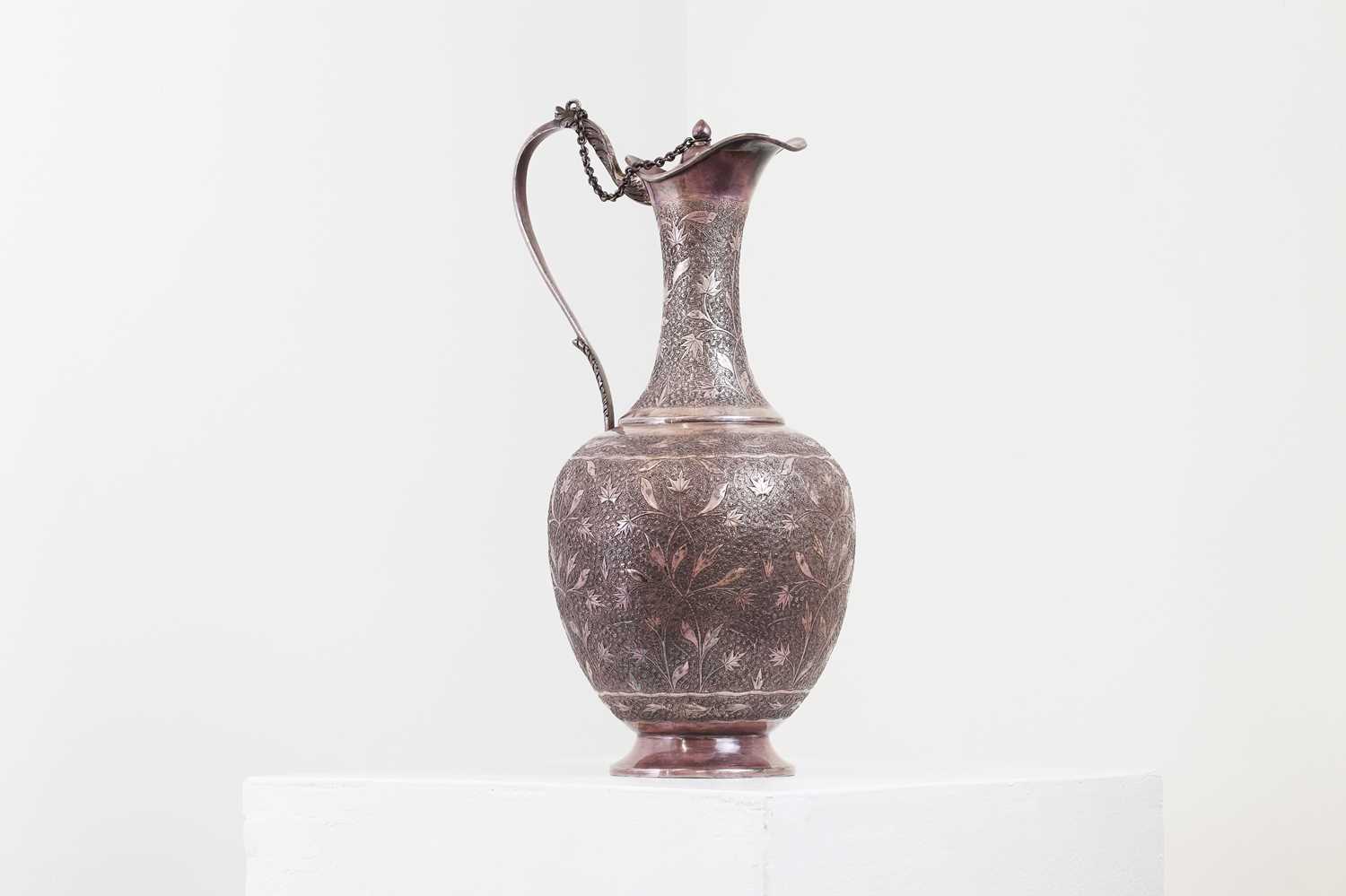 A silver ewer, - Image 5 of 11