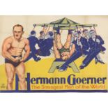 A German constructivist-style fairground advertising poster,