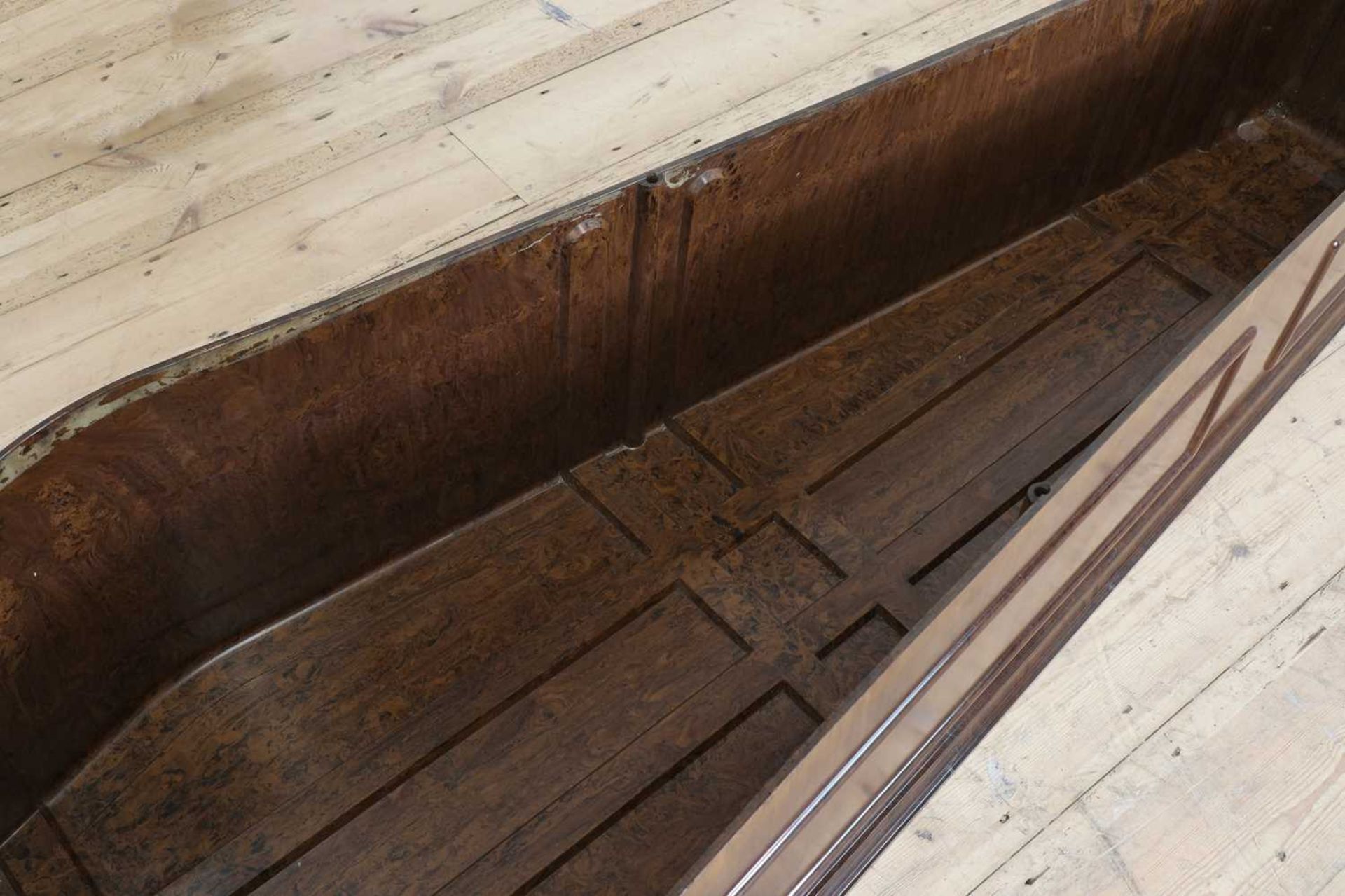 A rare full-sized Bakelite coffin, - Image 6 of 12