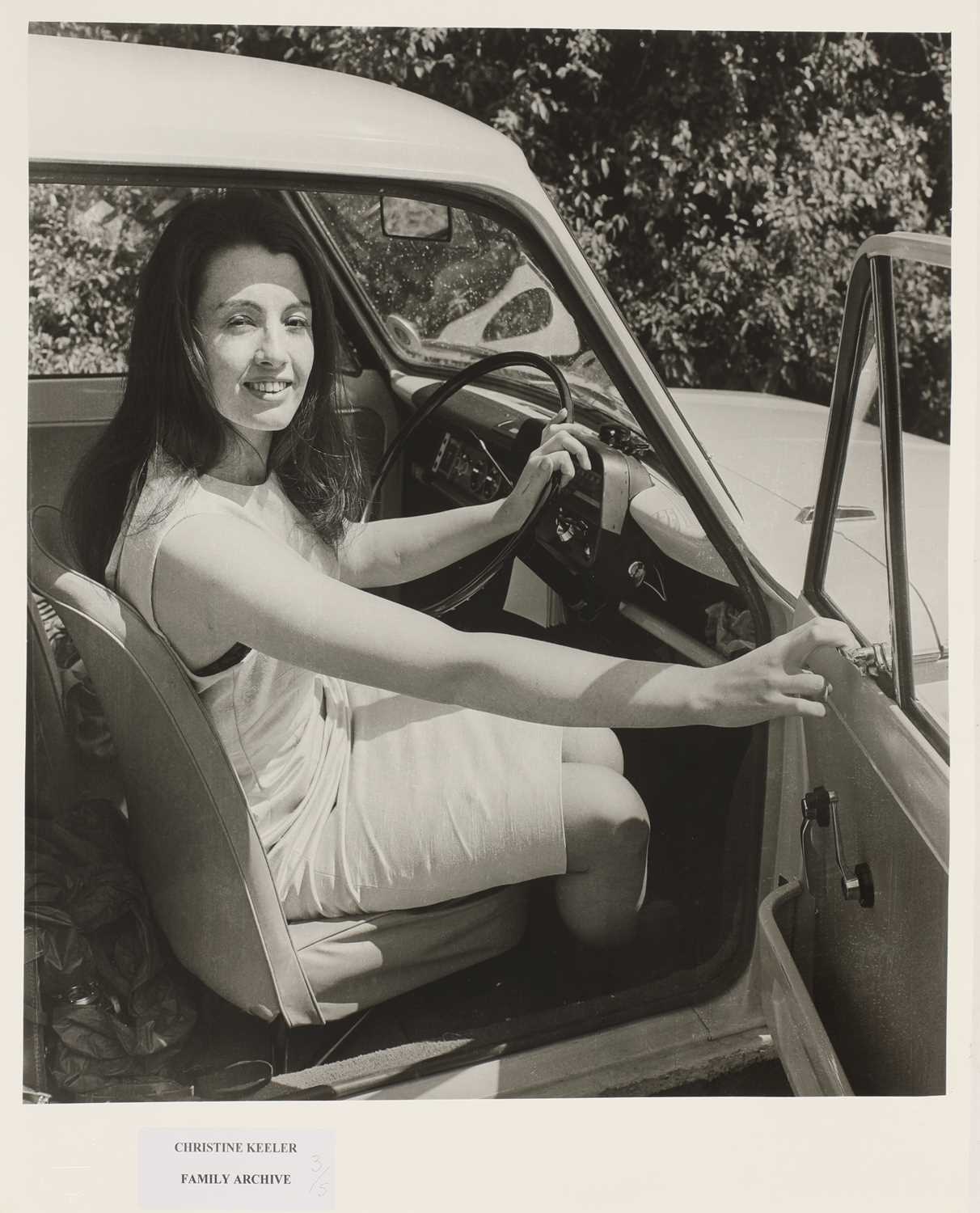 Of Christine Keeler interest: silver gelatin print,