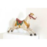 A carousel horse,