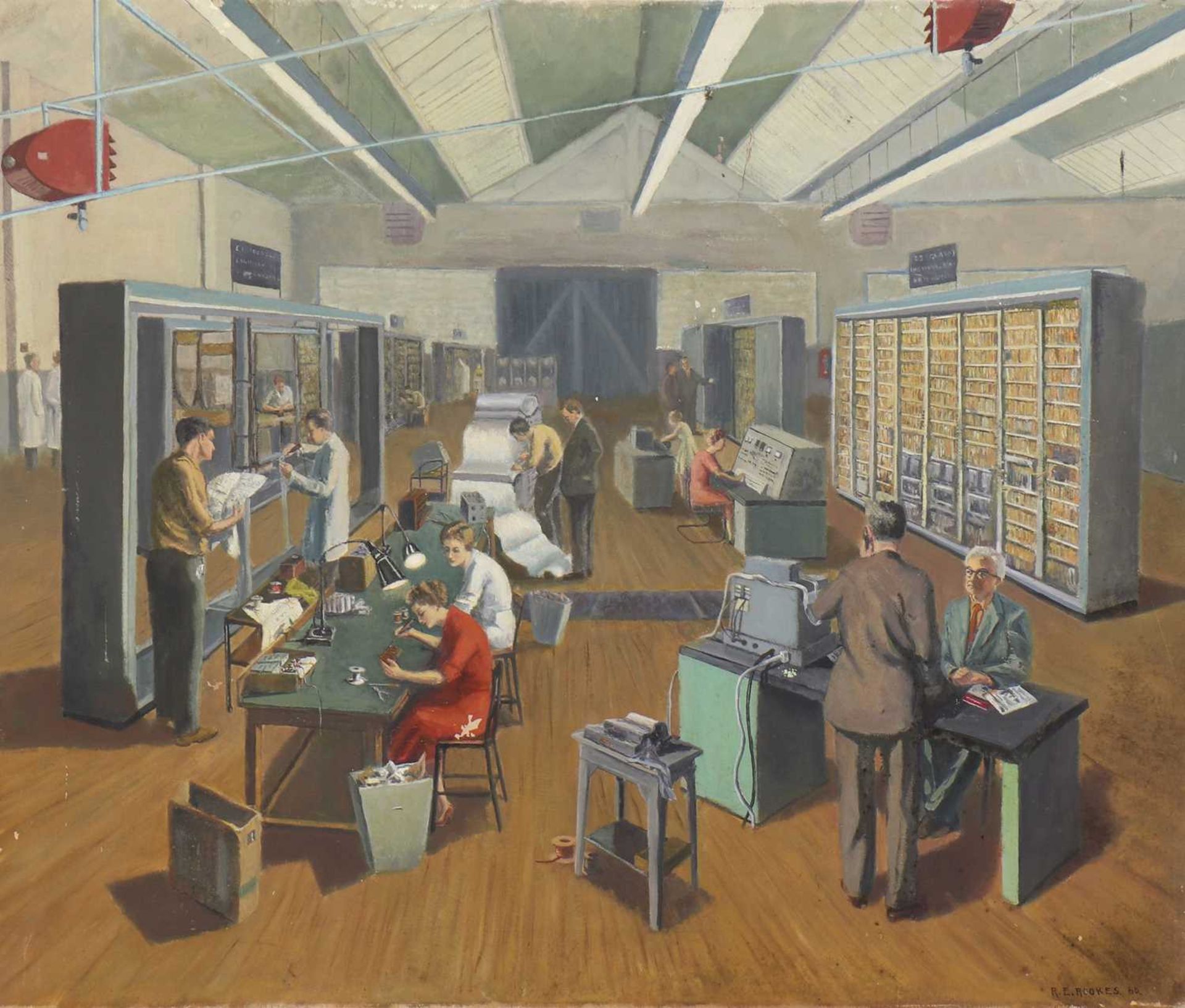 An early computer room