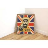 An 'I Was Lord Kitchener's Valet' secondhand store poster,