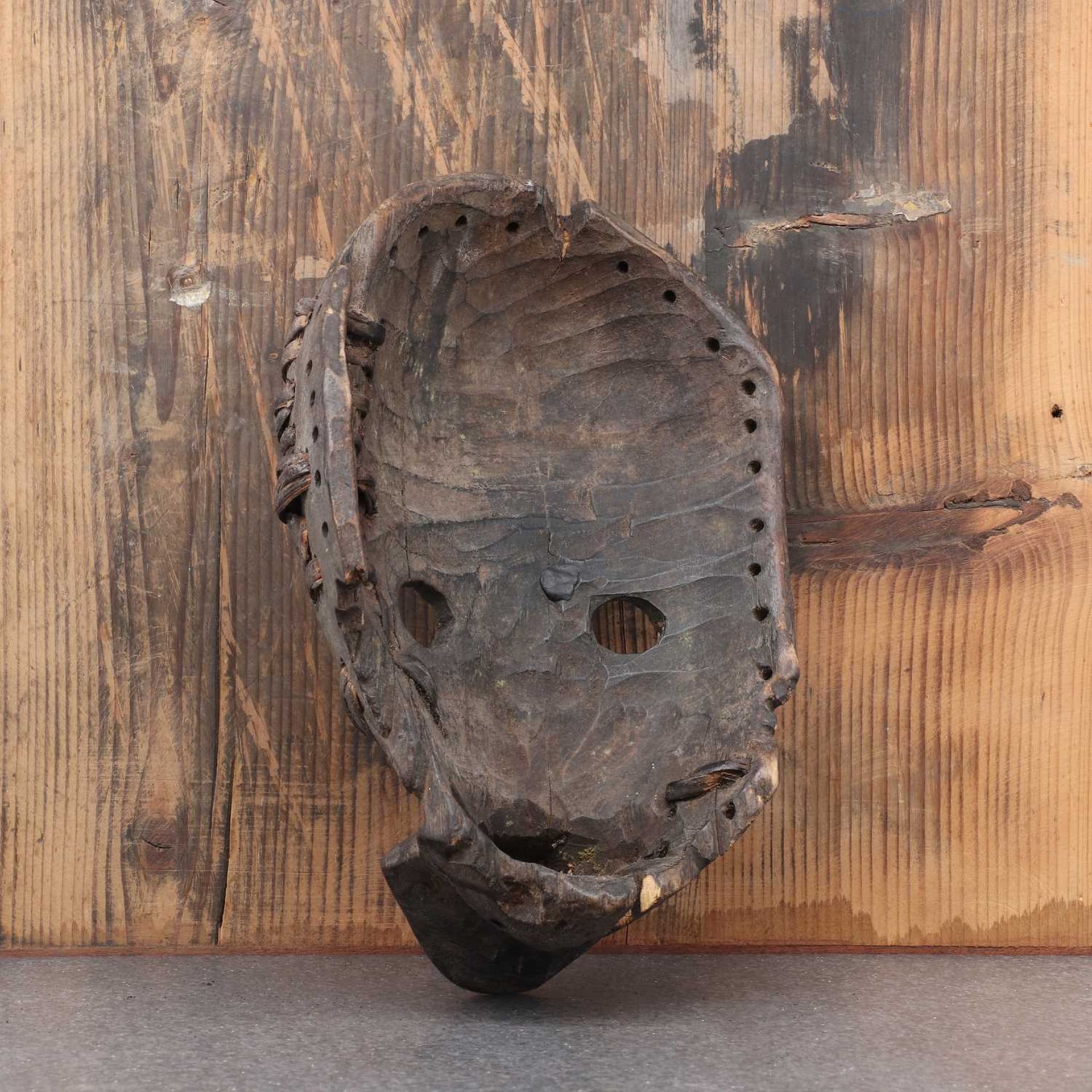 Dan society: a carved and patinated Dan mask, - Image 5 of 5