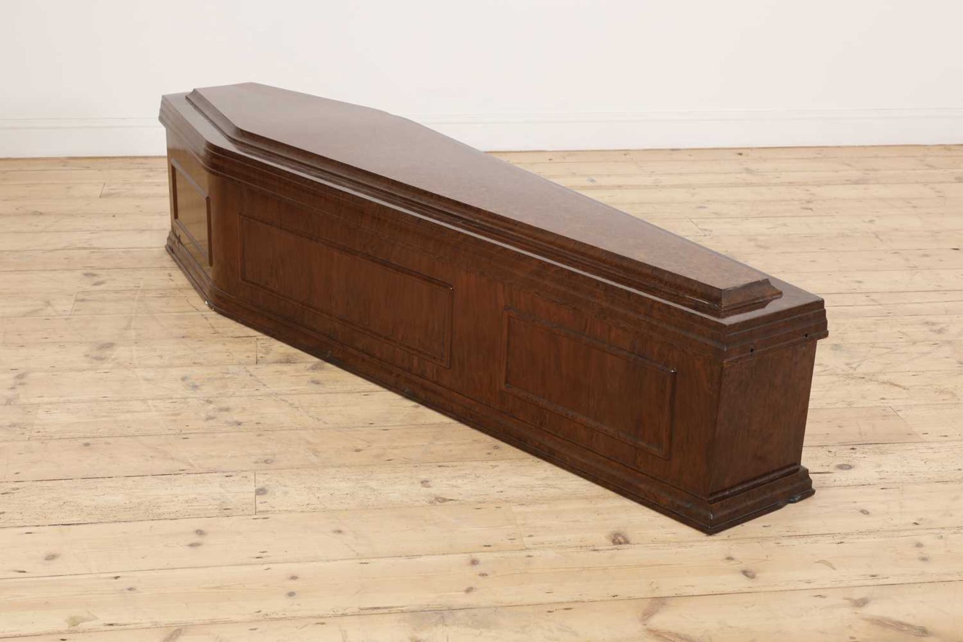 A rare full-sized Bakelite coffin, - Image 2 of 12