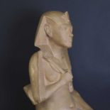 A plaster cast of the pharaoh Akhenaten,