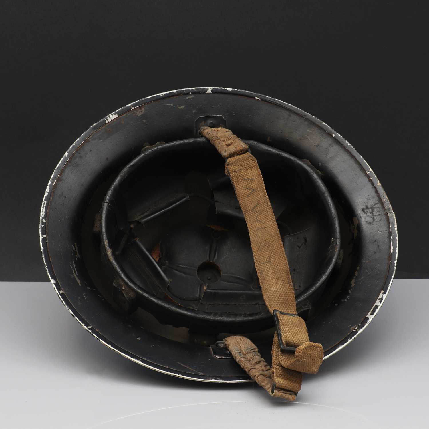 A World War II CWD (Civilian War Deaths) steel helmet, - Image 2 of 2