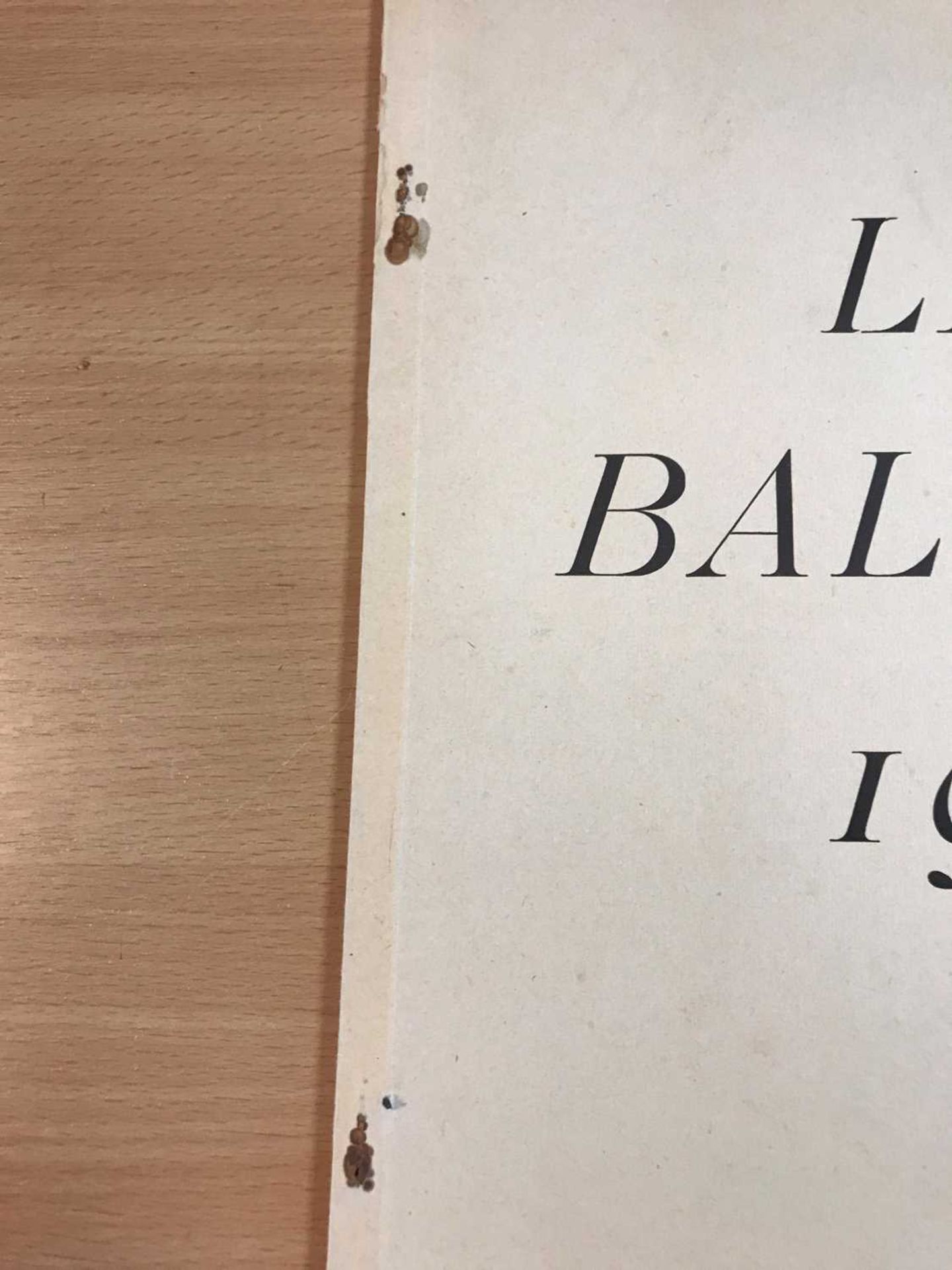 Les Ballets, 1933, - Image 6 of 14