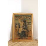 An Art Nouveau advertising poster,