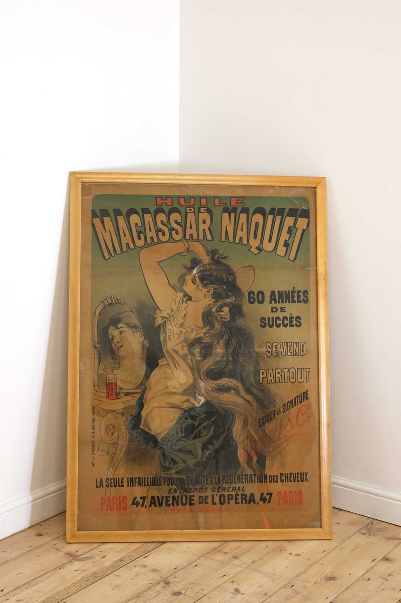 An Art Nouveau advertising poster,