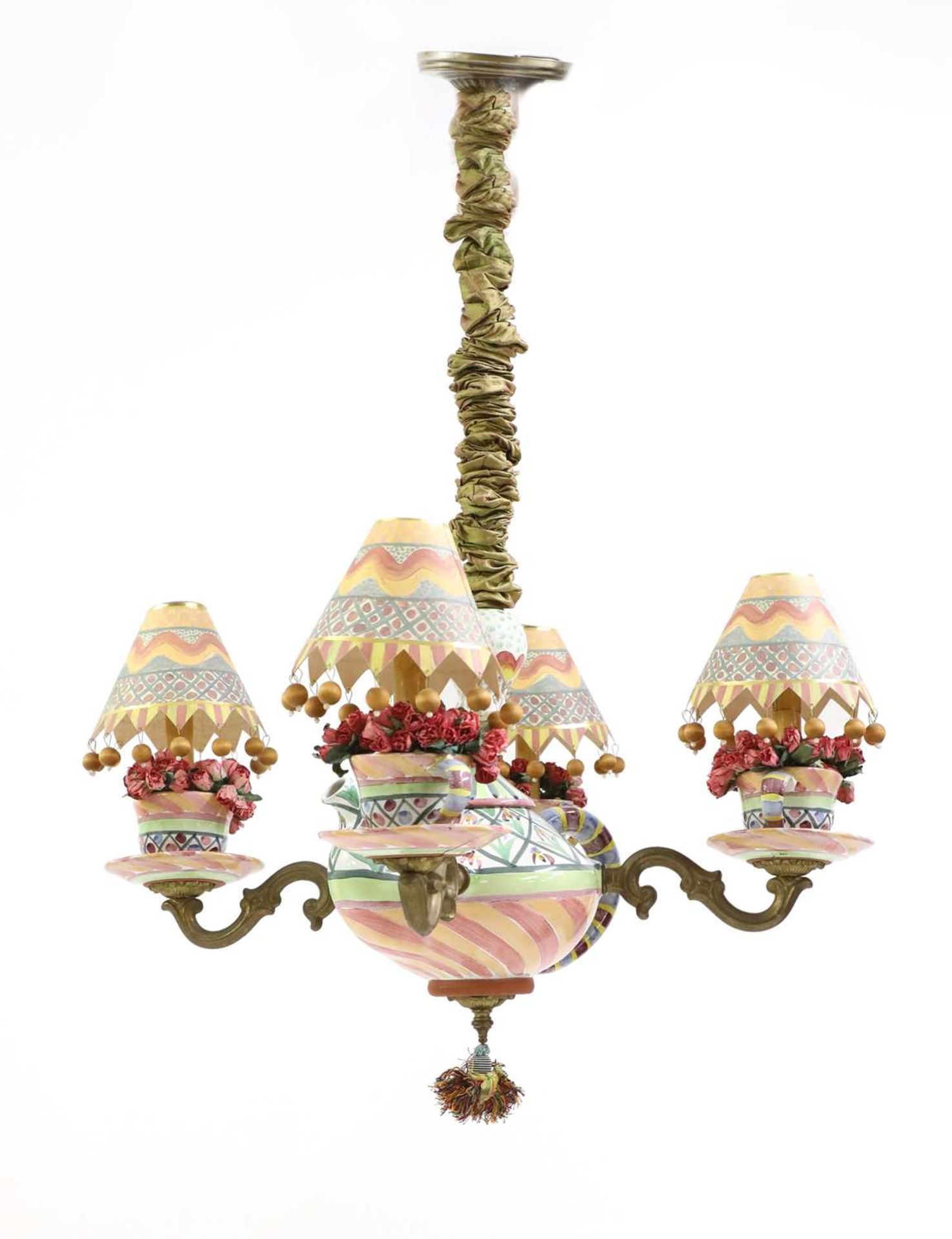 An American 'Tea Party' chandelier,