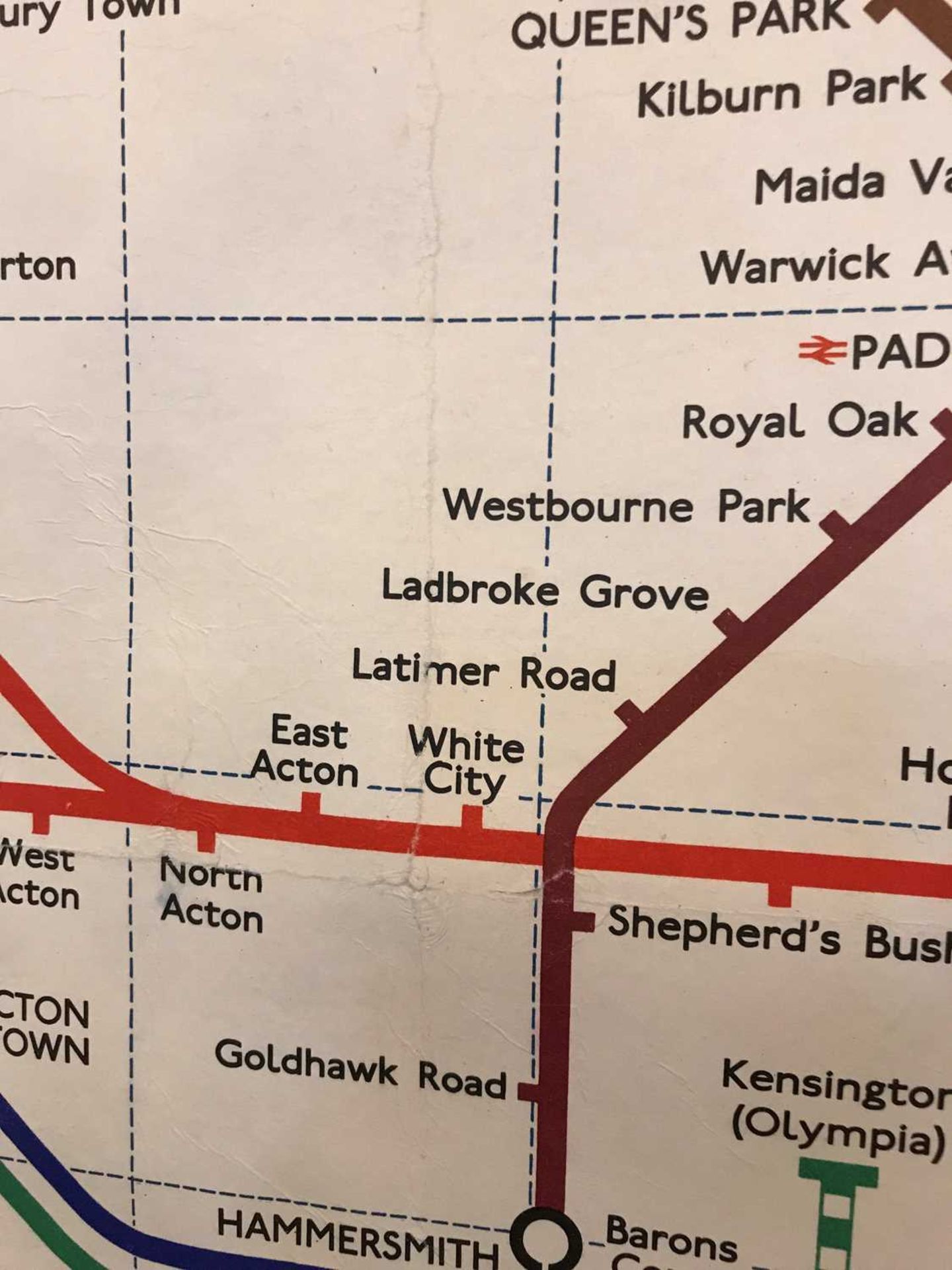 A London Underground station map, - Image 7 of 8