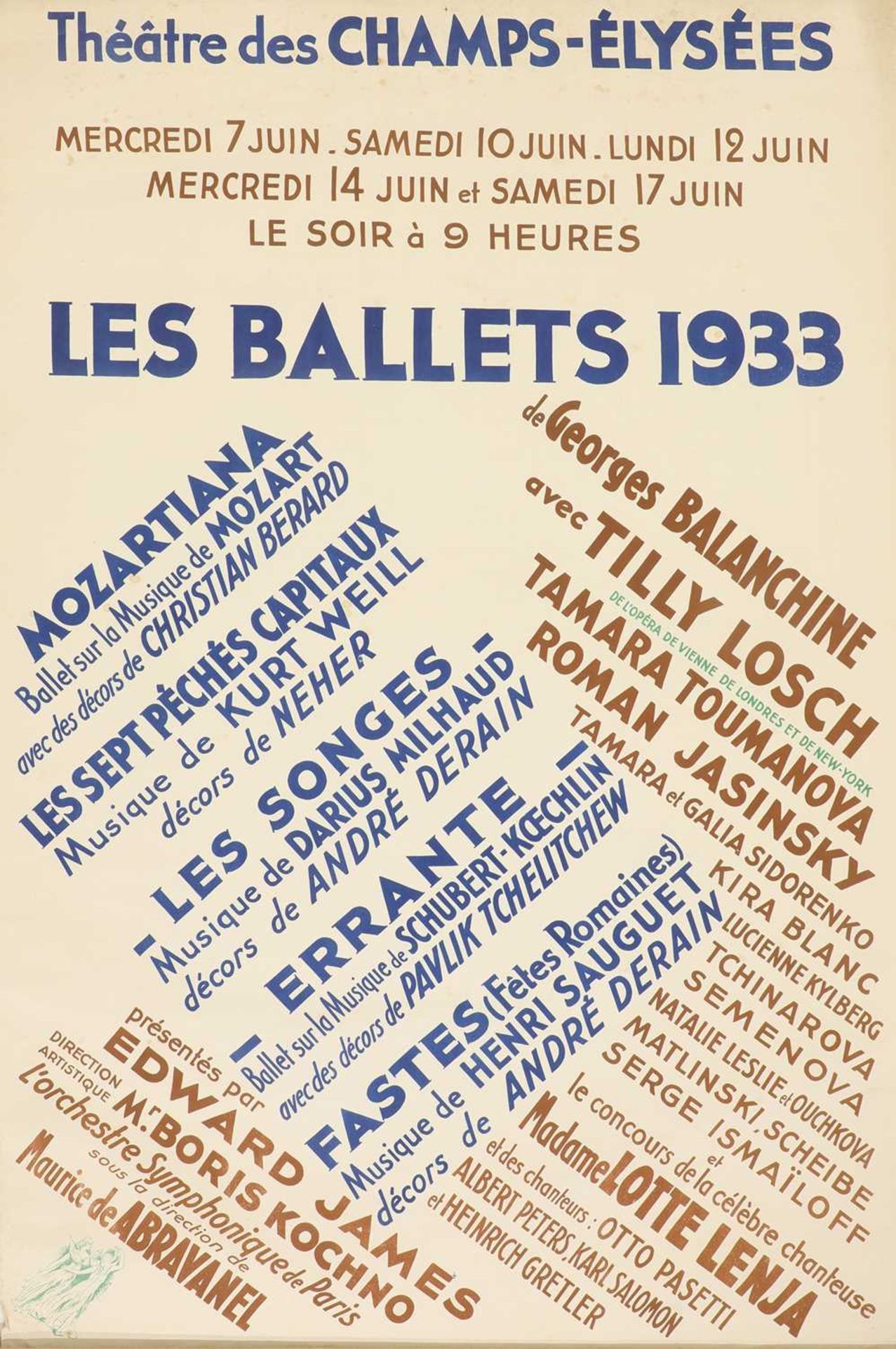 Les Ballets, 1933, - Image 3 of 14