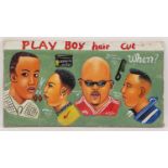 'Playboy hair cut',