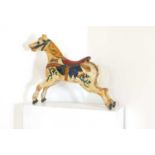 A carousel horse,