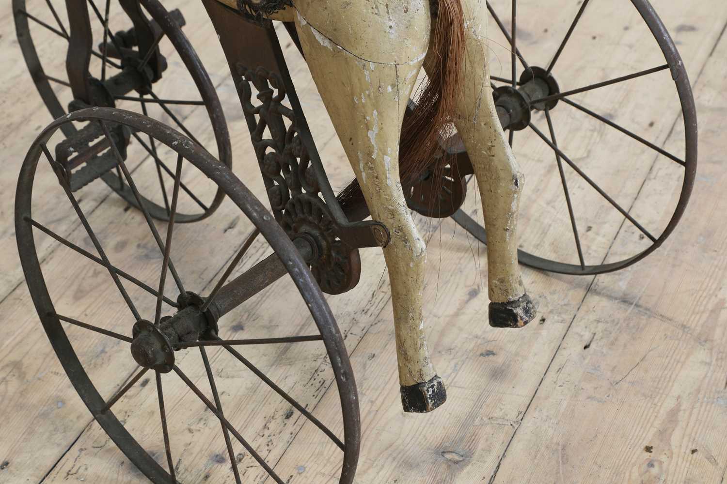 A Napoleon III child's horse tricycle, - Image 5 of 5