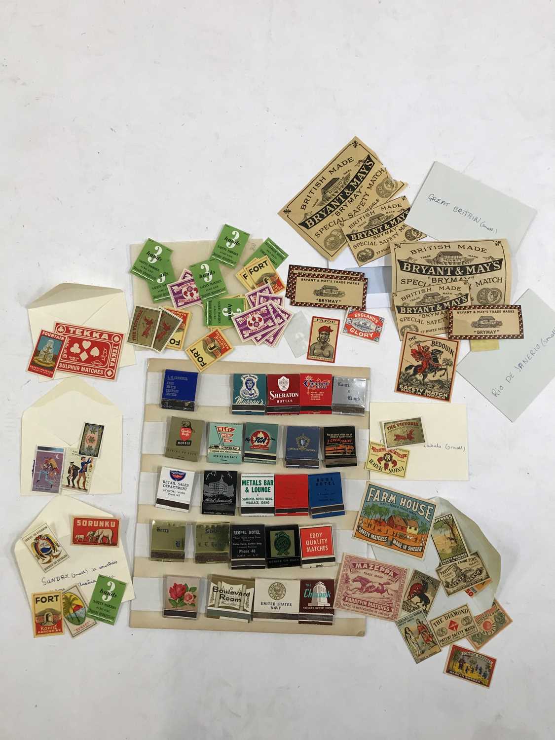 A collection of eighteen matchbook proofs, - Image 2 of 5