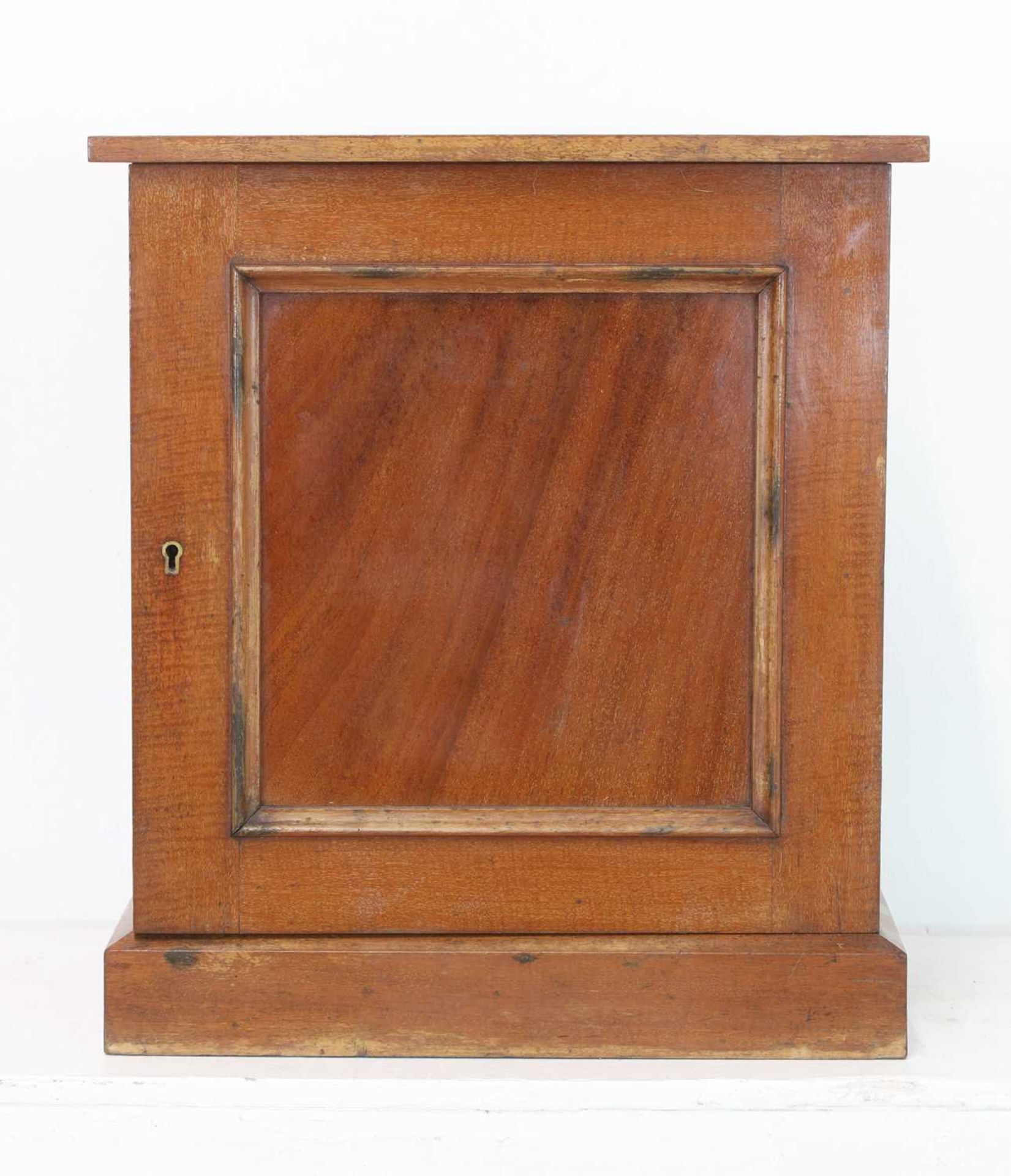 A Victorian mahogany entomology cabinet, - Bild 2 aus 3