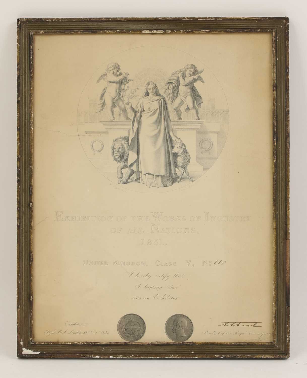 A Victorian industrial certificate, - Image 2 of 3