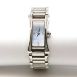 A ladies' stainless steel diamond set Eterna 'Sahida' bracelet watch,