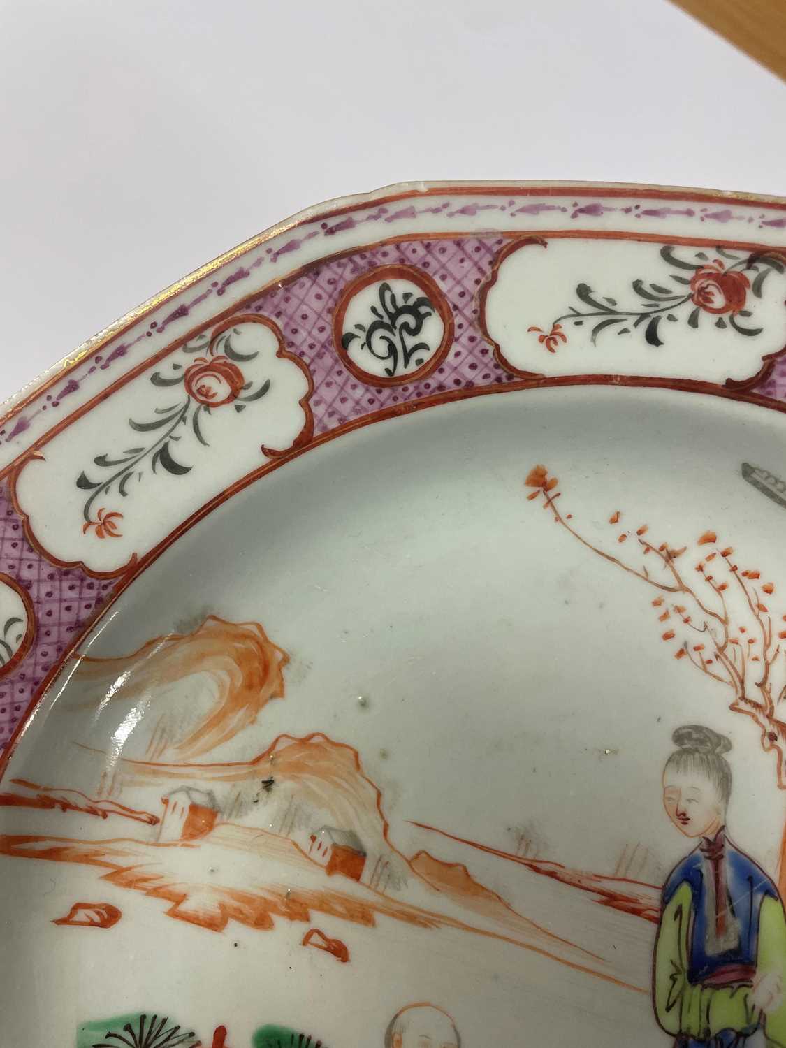 A pair of Chinese famille rose soup plates, - Image 12 of 43