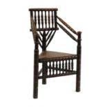 An ash and elm Turners chair,