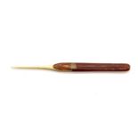 A pair of Japanese bone and stained horn Bonzai tweezers,