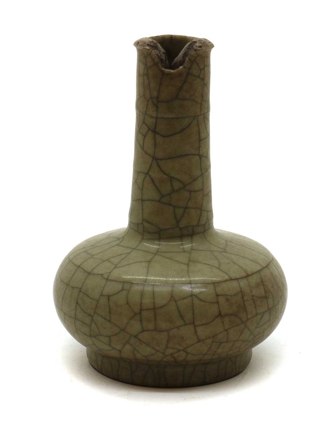 A Chinese celadon glazed bottle vase, - Image 2 of 17