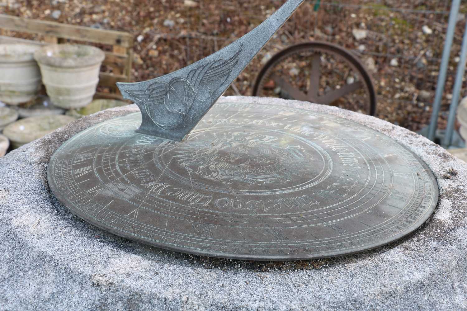 A Haddonstone sundial - Image 2 of 8