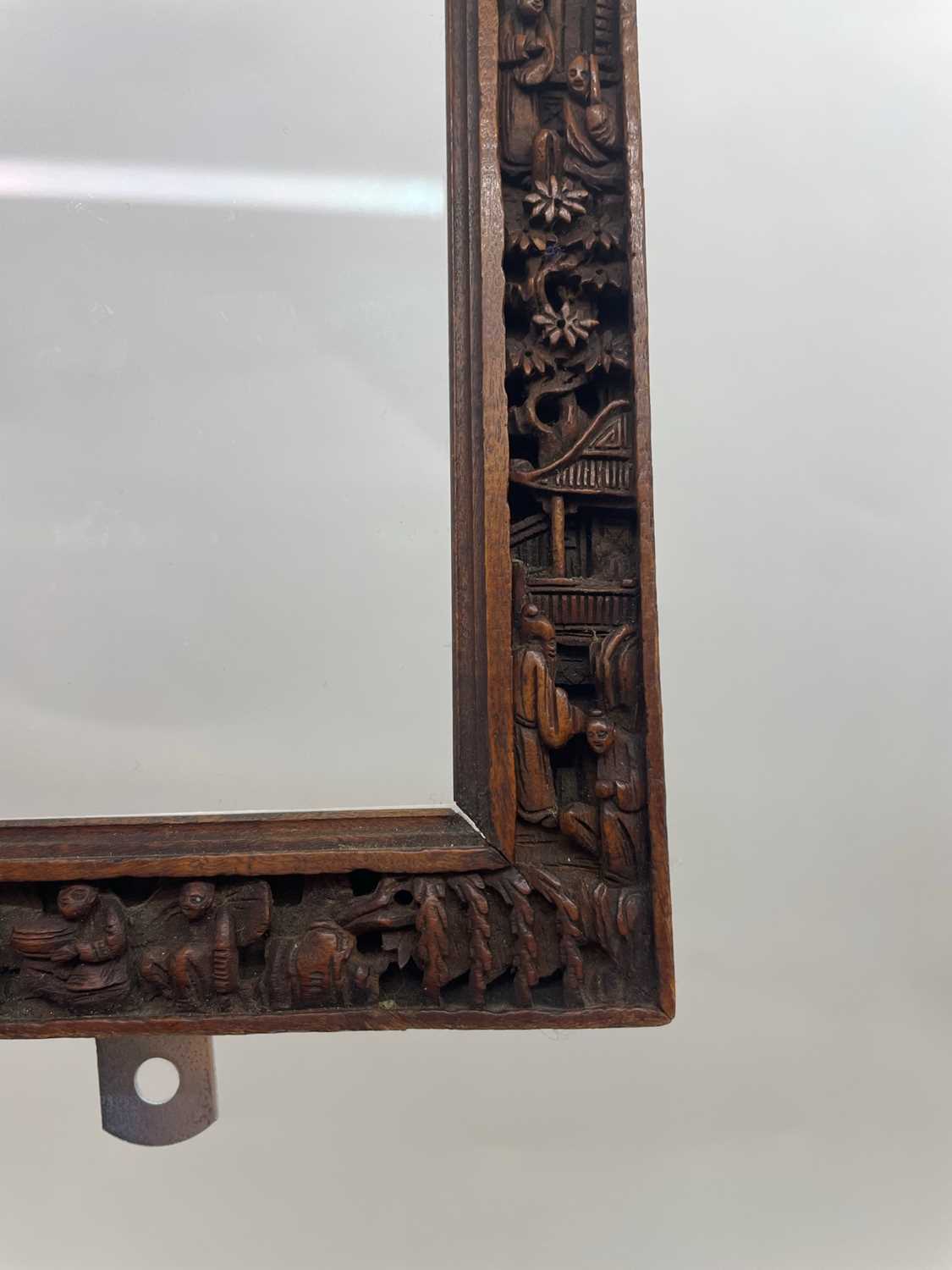 A Chinese boxwood frame, - Image 8 of 19