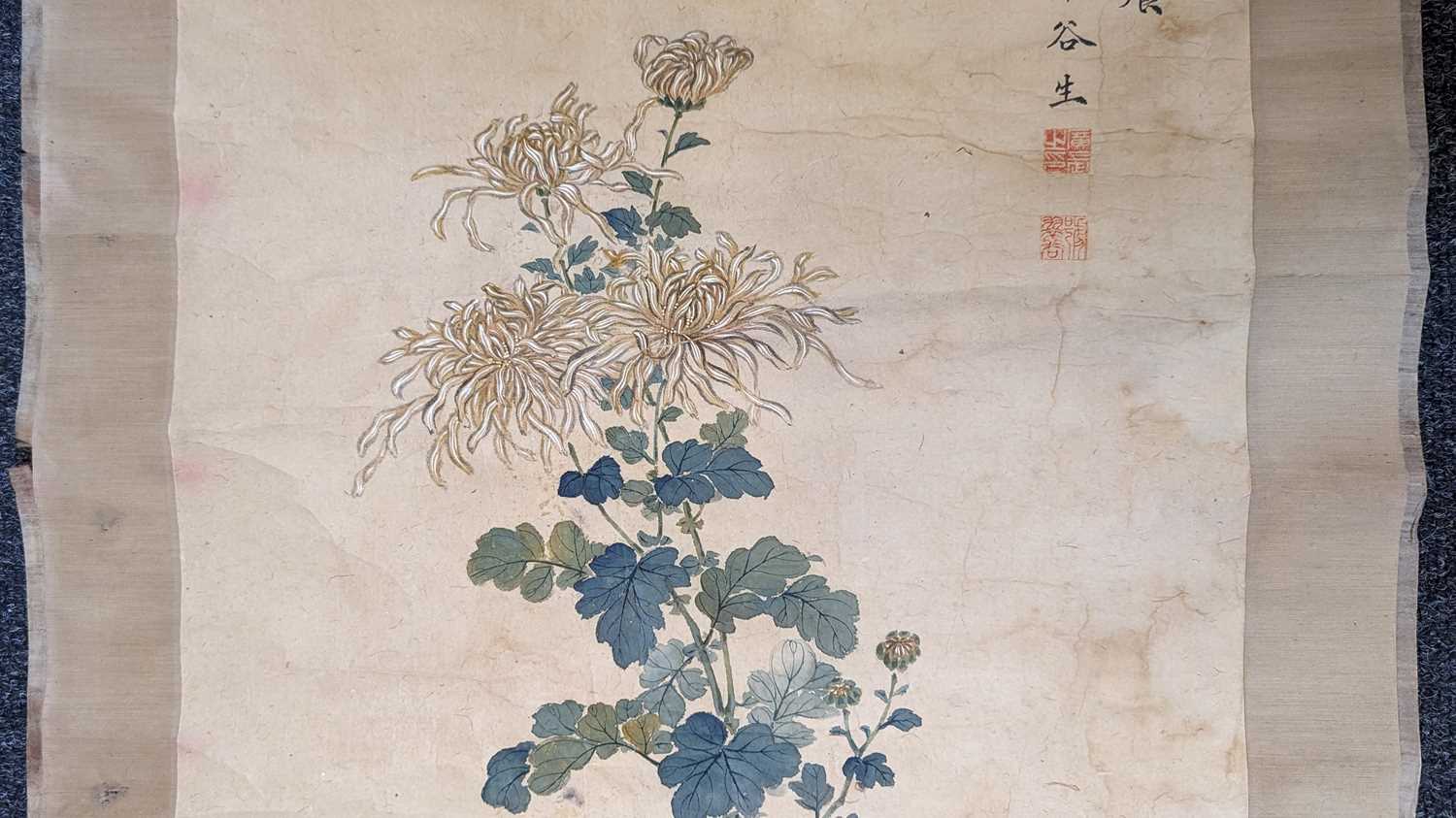 A Chinese hanging scroll, - Image 18 of 51