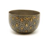 An Indian Bidri ware bowl,