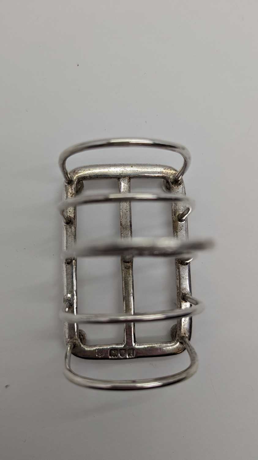 A Victorian silver four division toast rack, - Image 4 of 18