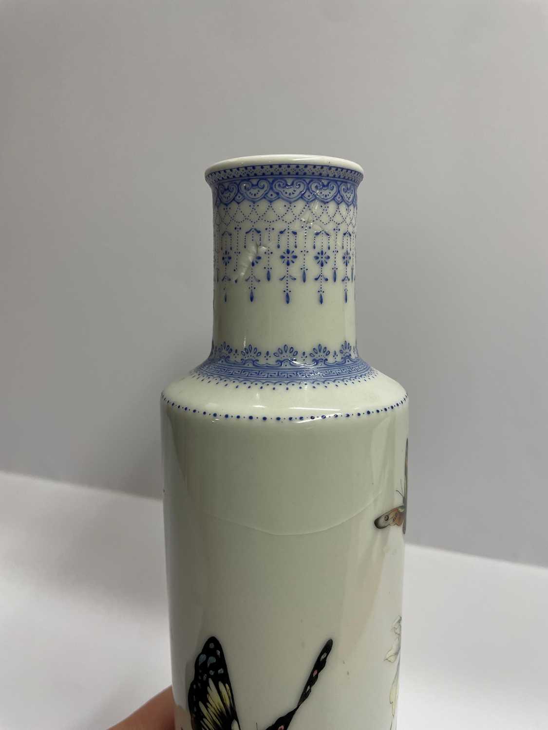 A Chinese famille rose vase, - Image 13 of 21