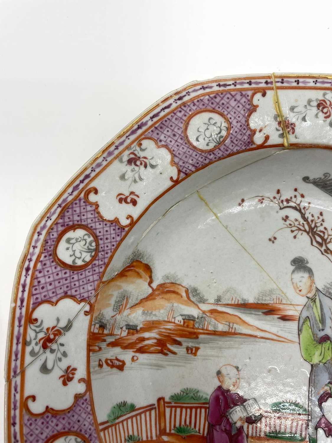 A pair of Chinese famille rose soup plates, - Image 35 of 43