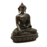 A Chinese bronze Buddha,