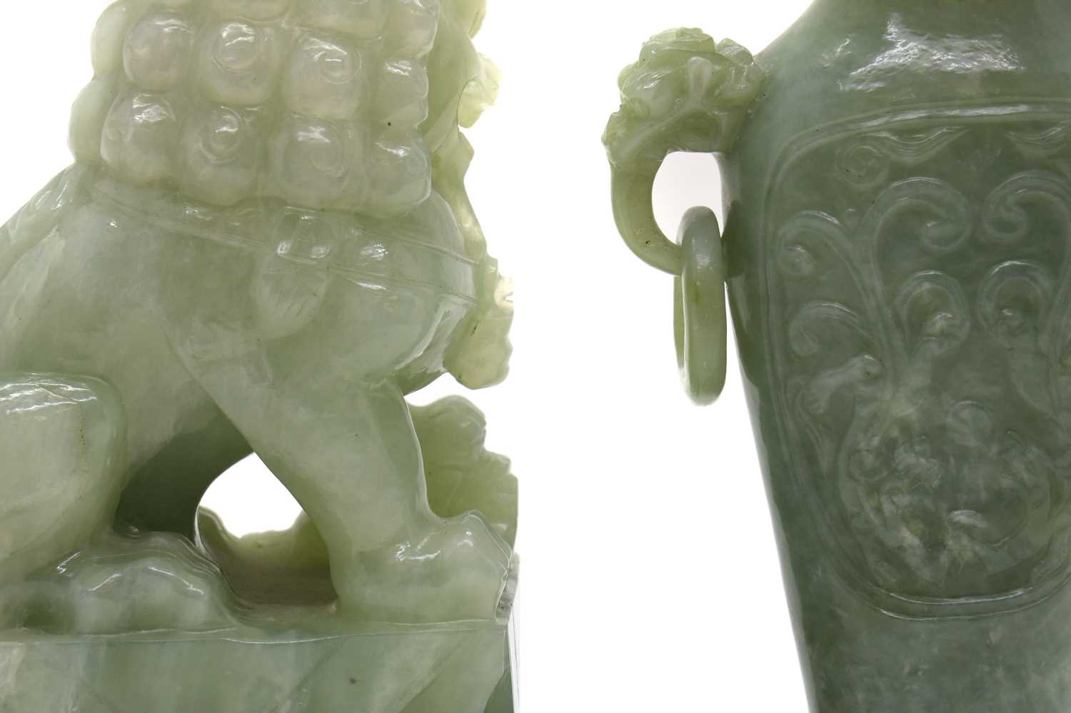 A group of jade carvings, - Image 3 of 3