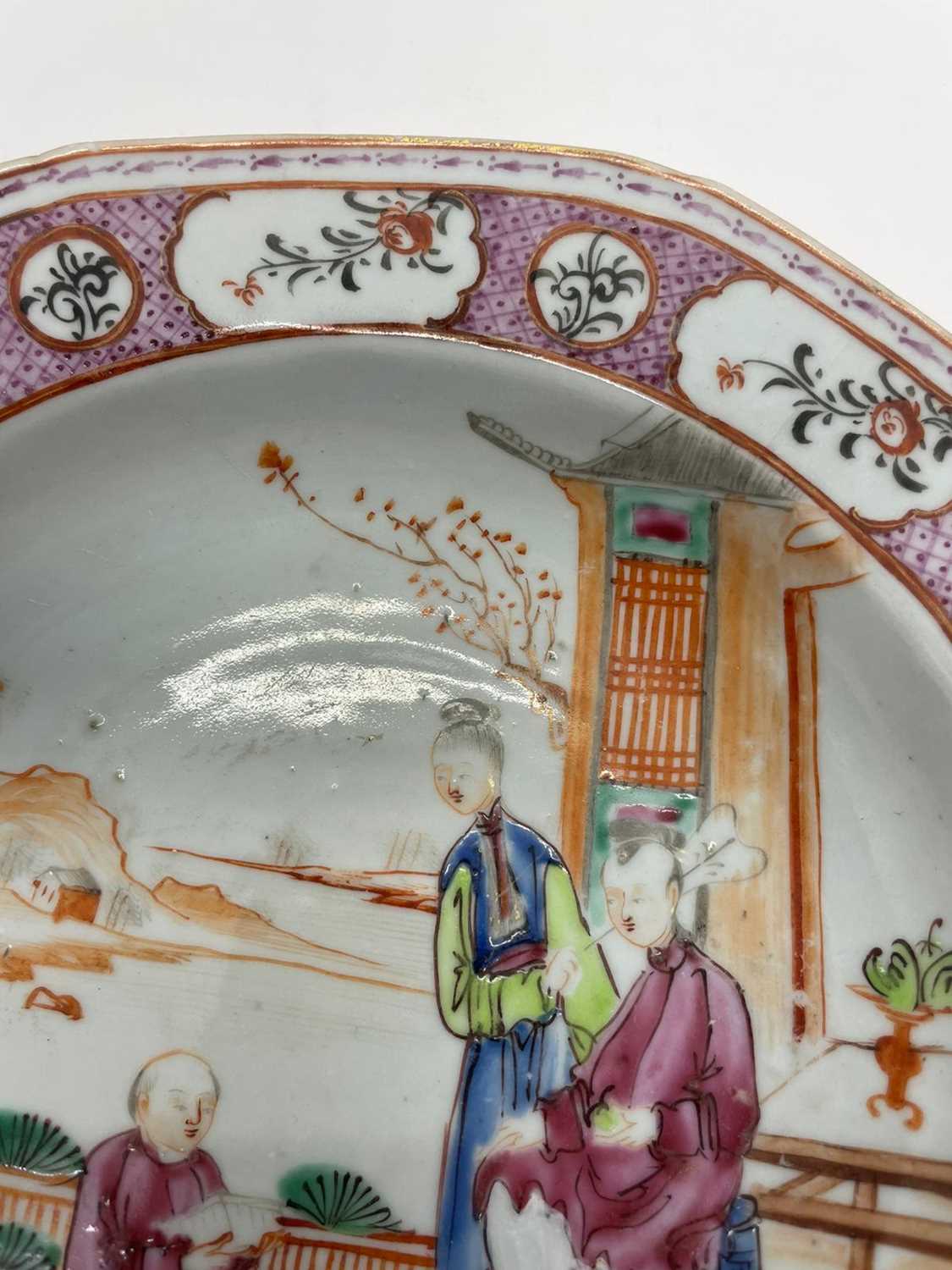 A pair of Chinese famille rose soup plates, - Image 23 of 43