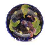 A Moorcroft pottery footed bowl,