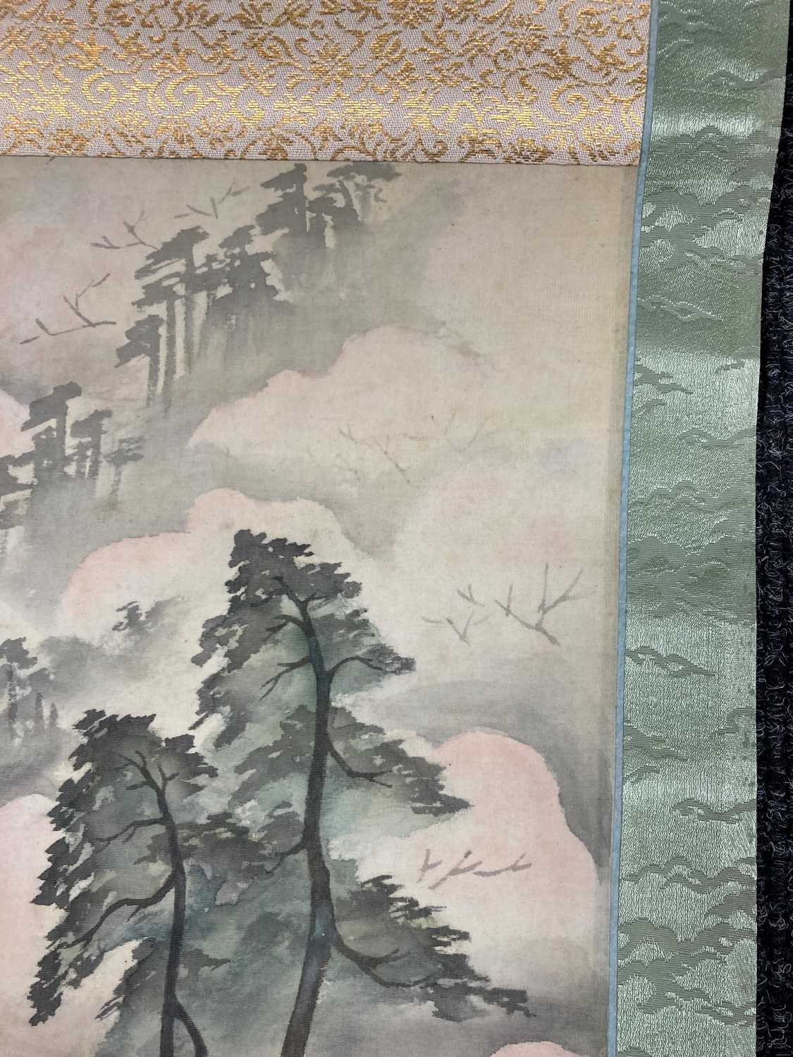 A collection of seven Chinese and Japanese hanging scrolls, - Image 54 of 82